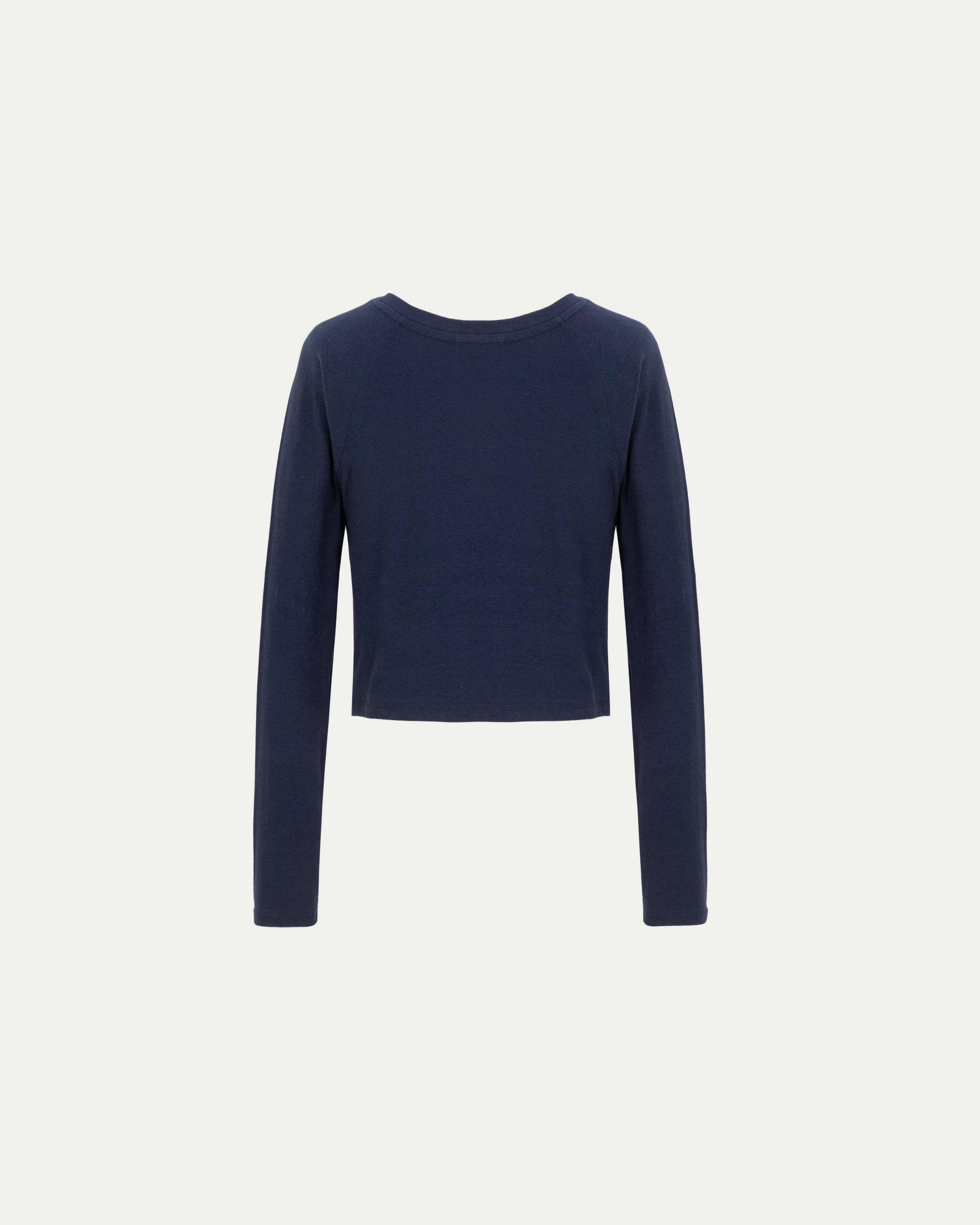 Hemp Essentials Cropped Raglan Tee - Image 8